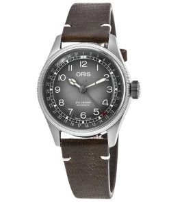 Oris Big Crown x Cervo Volante Leather Strap Grey 다이얼 오토매틱 01 754 7779 4063-Set 남성용 시계