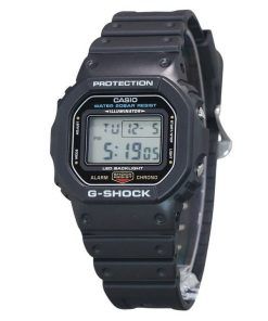 Casio G-Shock 디지털 레진 스트랩 쿼츠 DW-5600UE-1 200M 남성용 시계