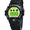 Casio G-Shock 디지털 블랙 바이오 기반 레진 스트랩 쿼츠 DW-6900RCS-1 200M 남성용 시계