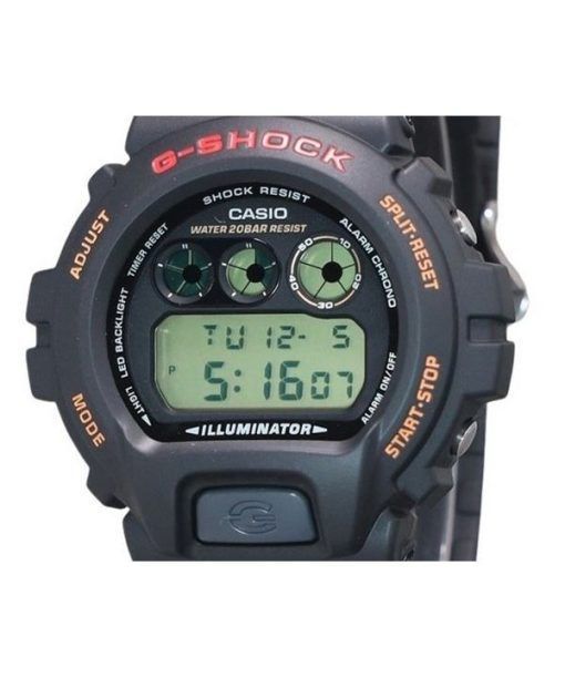 Casio G-Shock 디지털 레진 스트랩 쿼츠 DW-6900UB-9 200M 남성용 시계