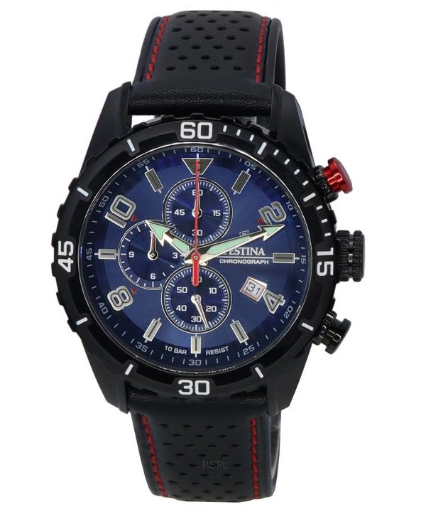 Festina Sport 크로노그래프 블루 다이얼 쿼츠 F20519-2 F205192 100M 남성용 시계