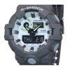 Casio G-Shock Hidden Glow 시리즈 아날로그 디지털 수지 스트랩 그레이 다이얼 쿼츠 GA-700HD-8A 200M 남성용 시계