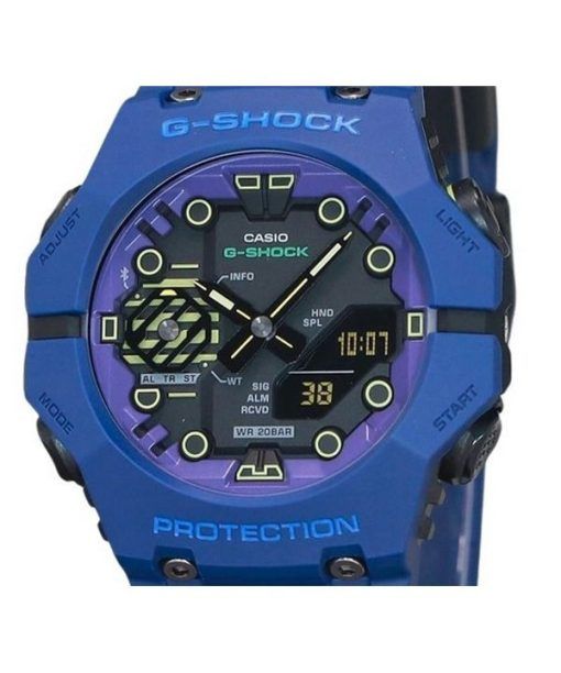 Casio G-Shock Cyberspace 아날로그 디지털 스마트폰 링크 Bluetooth 블랙 다이얼 쿼츠 GA-B001CBR-2A 200M 남성용 시계