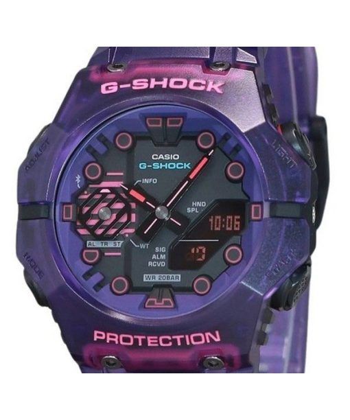 Casio G-Shock Cyberspace 아날로그 디지털 스마트폰 링크 Bluetooth 블랙 다이얼 쿼츠 GA-B001CBRS-6A 200M 남성용 시계