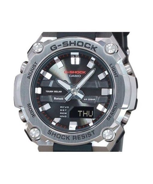 Casio G-Shock G-스틸 아날로그 디지털 스마트폰 링크 Bluetooth 블랙 다이얼 Solar GST-B600-1A 200M 남성용 시계