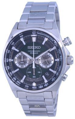 Seiko Discover More 크로노그래프 쿼츠 SSB405 SSB405P1 SSB405P 100M 남성용 시계