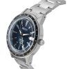 세이코 Presage Style60',s GMT 스테인레스 스틸 블루 다이얼 오토매틱 SSK009J1 남성용 시계