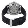세이코 Presage Style60',s GMT 송아지 가죽 스트랩 그레이 다이얼 오토매틱 SSK011J1 남성용 시계