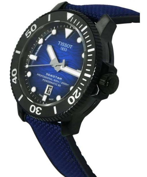 티쏘 T-Sport Seastar 2000 Professional Powermatic 80 Diver&#39,s T120.607.37.041.00 T1206073704100 600M 남성용 시계