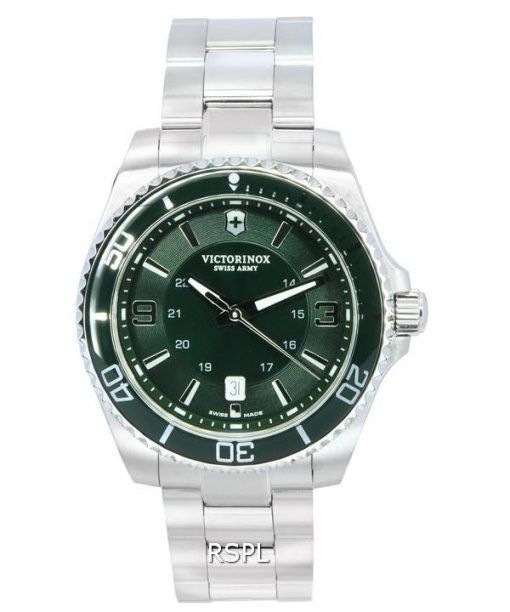 Victorinox Maverick Green 다이얼 쿼츠 241934 100M 남성용 시계