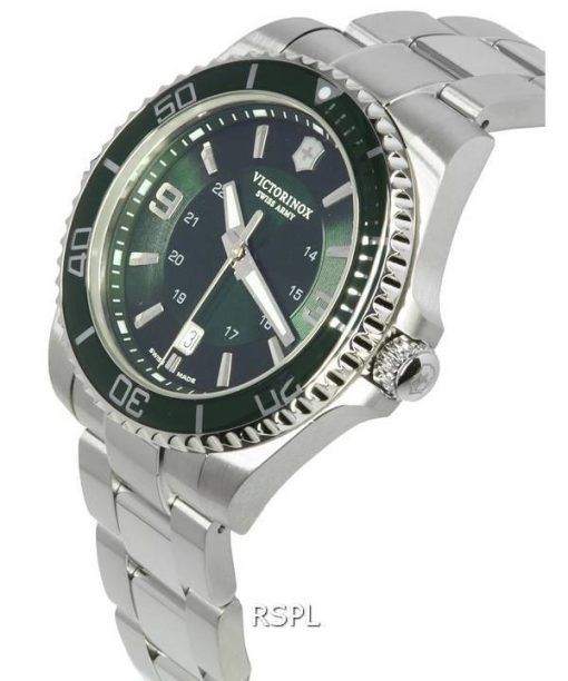 Victorinox Maverick Green 다이얼 쿼츠 241934 100M 남성용 시계