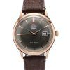 Orient Bambino 버전 4 가죽 스트랩 브론즈 다이얼 오토매틱 RA-AC0P04Y10B 남성용 시계