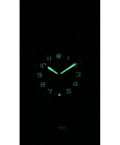 Victorinox Swiss Army Fieldforce Sport 크로노그래프 고무 스트랩 블랙 다이얼 쿼츠 241926-1 100M 남성용 시계