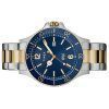 재생 Timex Harborside 블루 다이얼 투톤 스테인리스 스틸 쿼츠 TWG019600 남성용 시계