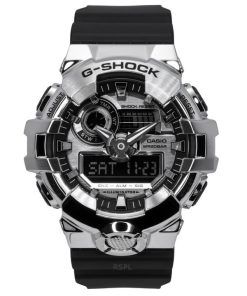 카시오 G-Shock G-Steel 아날로그 디지털 레진 스트랩 실버 다이얼 쿼츠 GM-700-1A 200M 남성용 시계