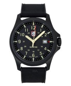 Luminox Atacama Field 고무 스트랩 블랙 다이얼 쿼츠 XL.1970.SET 100M 남성용 시계 추가 스트랩 포함