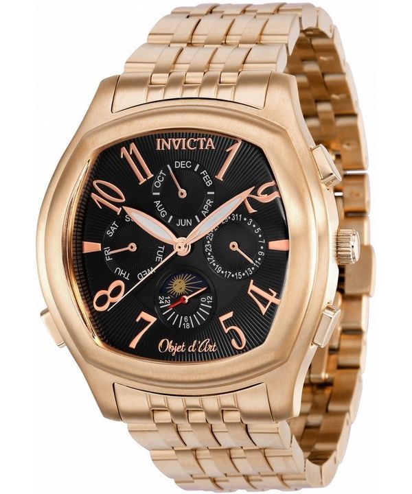 Invicta Objet D Art 다기능 다이얼 오토매틱 37658 남성용 시계 1 Invicta Objet D Art 다기능 다이얼 오토매틱 37658 남성용 시계