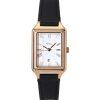 Fossil Raquel 가죽 스트랩 화이트 다이얼 쿼츠 ES5310 여성용 시계