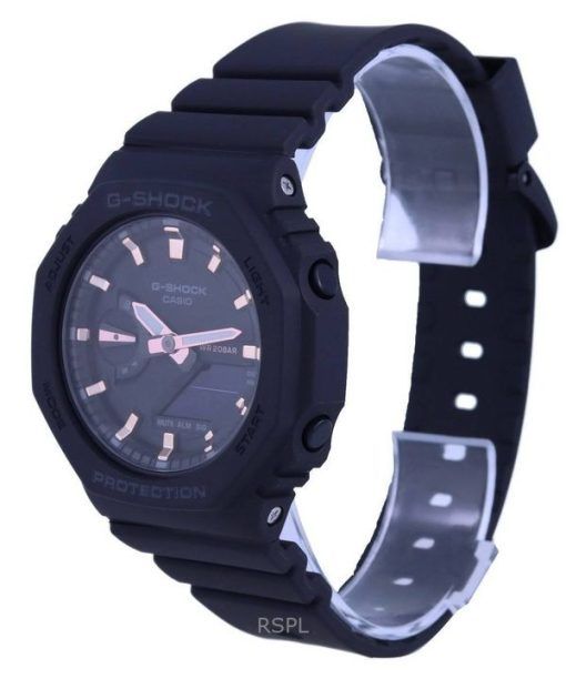 재생품 카시오 G-Shock 아날로그 디지털 수지 스트랩 블랙 다이얼 쿼츠 GMA-S2100-1A 200M 여성용 시계