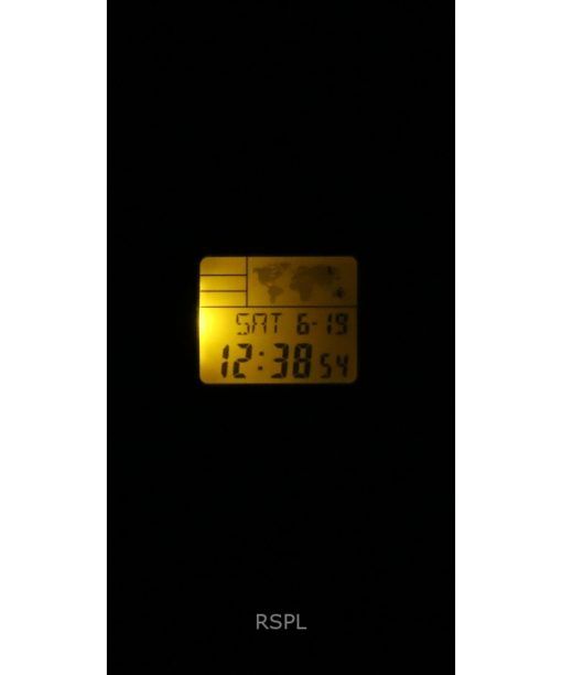 카시오 디지털 스테인리스 세계 시간 A500WGA 1DF A500WGA-1 남자의 시계
