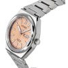 Citizen Zenshin Super Titanium Salmon Dial Eco-Drive AW0130-85Z 100M Men's Watch