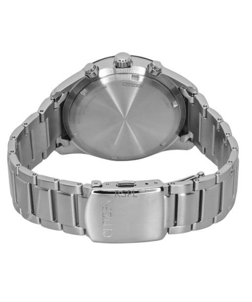 Citizen Eco-Drive Chronograph Stainless Steel White Dial CA4674-58A 100M Men's Watch