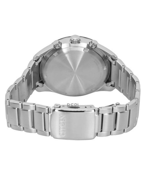 Citizen Eco-Drive Chronograph Stainless Steel Black Dial CA4674-58E 100M Men's Watch