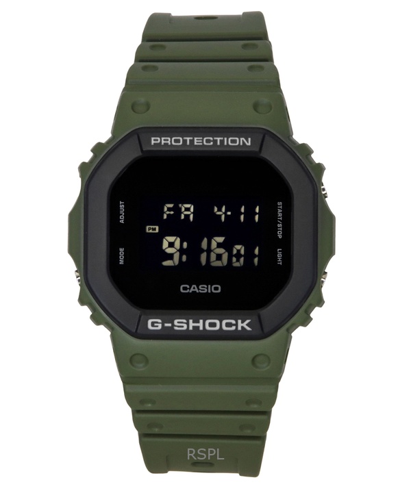 카시오 G-Shock 디지털 바이오 기반 레진 스트랩 쿼츠 DW-5610UU-3 200M 남성용 시계