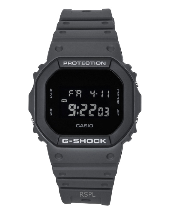 카시오 G-Shock 디지털 바이오 기반 레진 스트랩 쿼츠 DW-5610UU-8 200M 남성용 시계