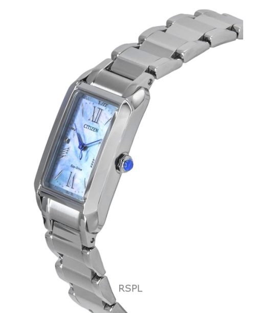 Citizen L Bianca Stainless Steel Mother Of Pearl Dial Eco-Drive EW5620-55N Women's Watch