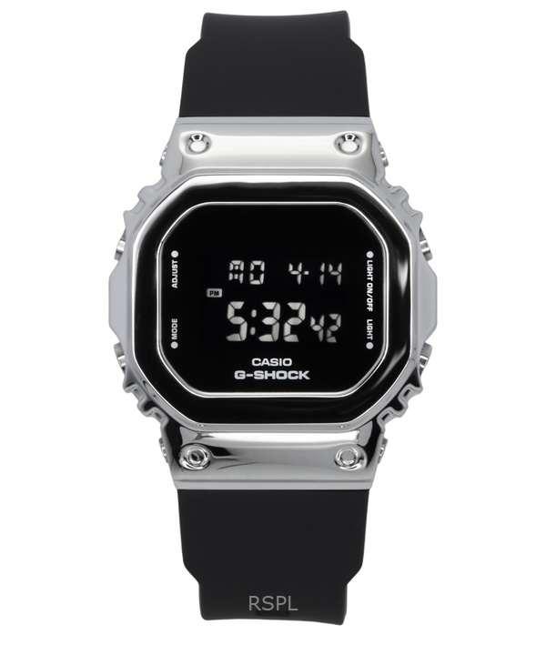 카시오 G-Shock 디지털 레진 스트랩 쿼츠 GM-S5600U-1 200M 남성용 시계