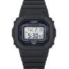 Casio G-Shock 디지털 블랙 레진 스트랩 블랙 다이얼 쿼츠 GMD-S5600BA-1 200M 여성용 시계