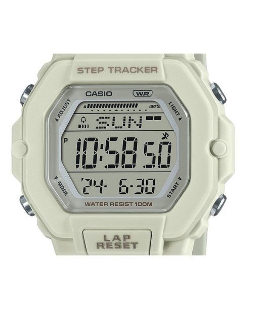 Casio 표준 디지털 레진 스트랩 쿼츠 LWS-2200H-8AV 100M 남녀공용 시계