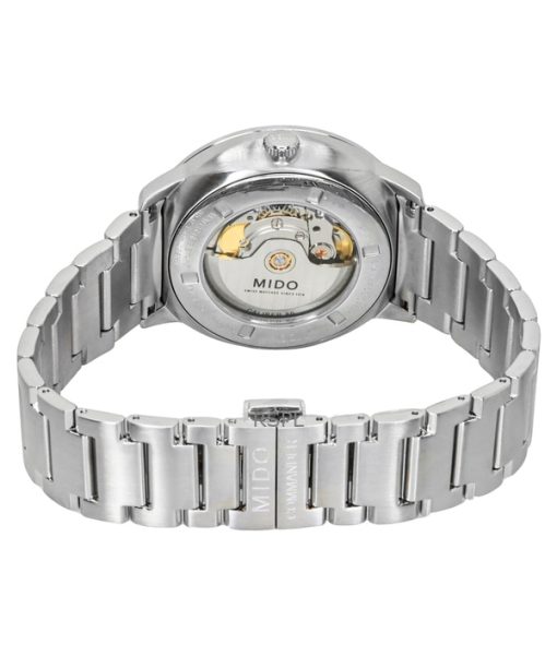 Mido Commander Gradient Stainless Steel Blue Skeleton Dial Automatic M021.407.11.411.01 Men's Watch