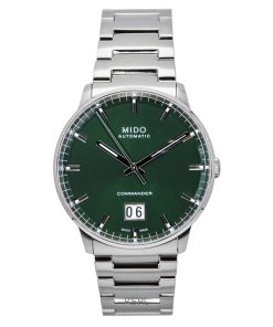 Mido Commander Big Date Stainless Steel Green Dial Automatic M021.626.11.091.00 Men's Watch