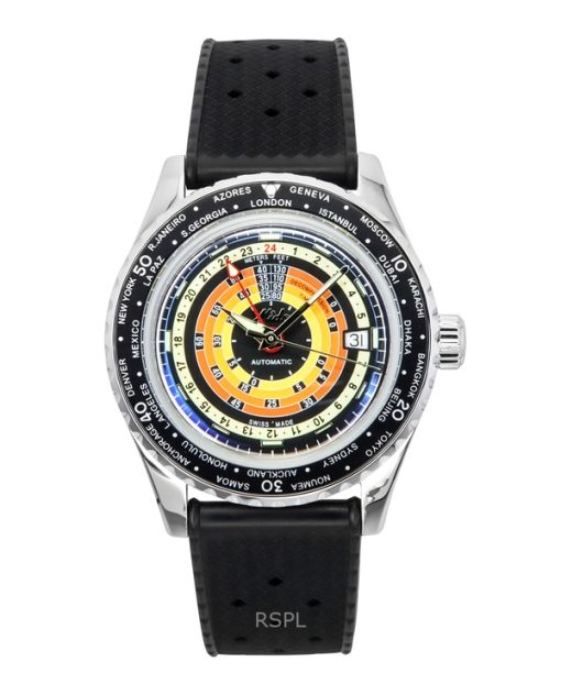 Mido Ocean Star Decompression Worldtimer GMT Automatic Diver's M026.829.17.051.00 200M Men's Watch With Extra Bracelet
