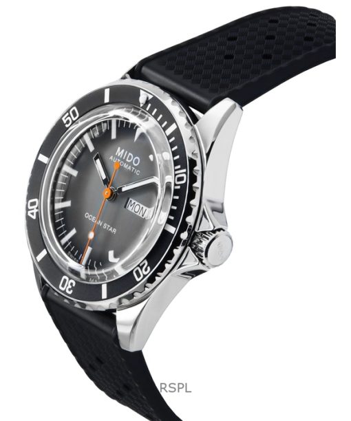 Mido Ocean Star Tribute Gradient Rubber Strap Grey Dial Automatic Diver's M026.830.17.081.00 200M Men's Watch