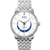 Mido Baroncelli Smiling Moon Stainless Steel White Dial Automatic M027.407.11.010.01 Men's Watch