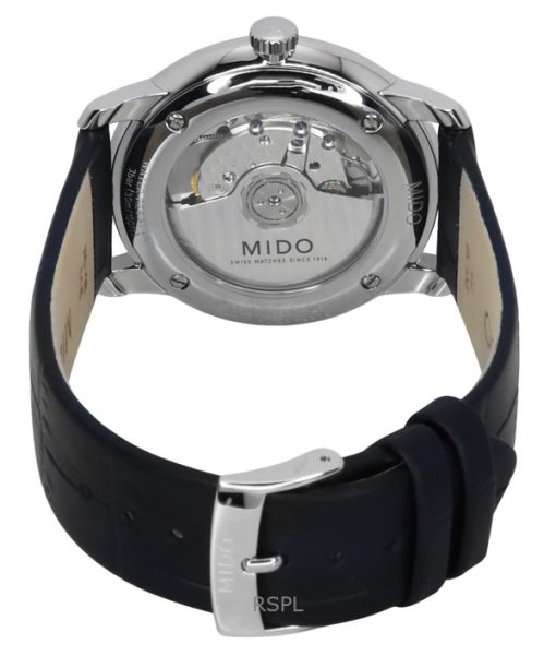 Mido Baroncelli Heritage Leather Strap White Dial Automatic M027.407.16.010.00 Men's Watch