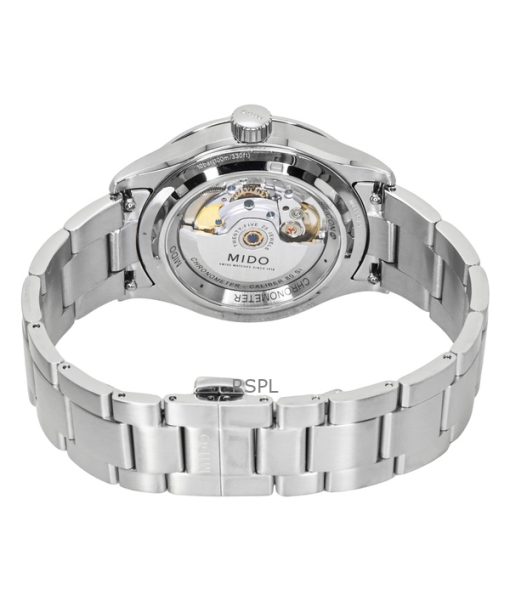 Mido Multifort M Chronometer Stainless Steel Green Dial Automatic M038.431.11.097.00 100M Men's Watch