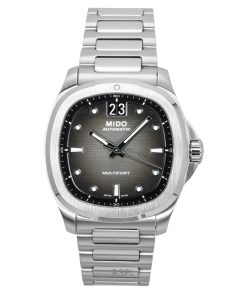 Mido Multifort TV Big Date Stainless Steel Grey Dial Automatic M049.526.11.081.00 100 100M Men's Watch