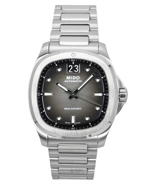 Mido Multifort TV Big Date Stainless Steel Grey Dial Automatic M049.526.11.081.00 100 100M Men's Watch