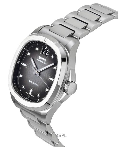 Mido Multifort TV Big Date Stainless Steel Grey Dial Automatic M049.526.11.081.00 100 100M Men's Watch