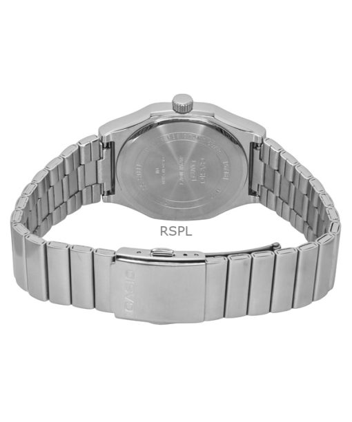 Casio Standard Analog Stainless Steel Silver Dial Quartz MTP-E735D-7AV Mens Watch