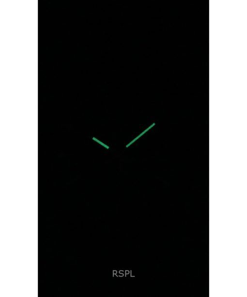 카시오 표준 아날로그 이온 도금 스테인레스 스틸 그린 다이얼 쿼츠 MTP-VD03B-3A 남성용 시계