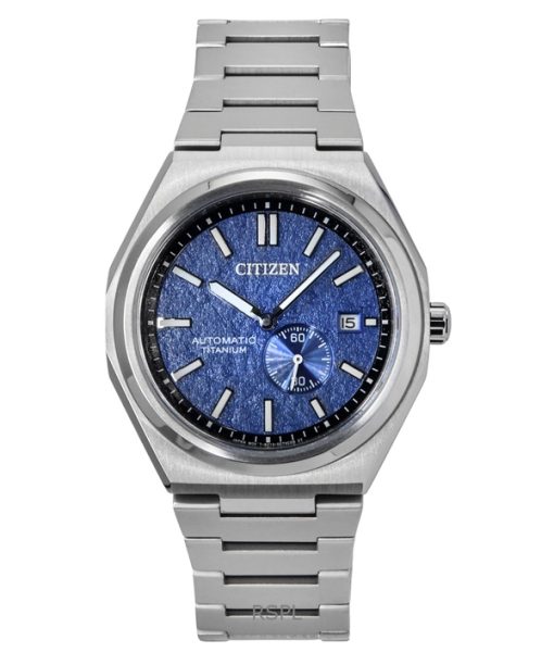 Citizen Zenshin Super Titanium Blue Dial Automatic NJ0180-80L 100M Men's Watch