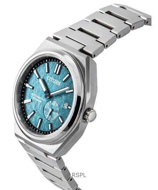 Citizen Zenshin Super Titanium Green Dial Automatic NJ0180-80X 100M Men's Watch