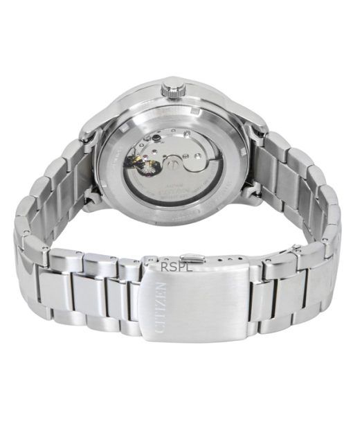 Citizen Stainless Steel Light Blue Dial Automatic NJ0191-83A 100M Men's Watch
