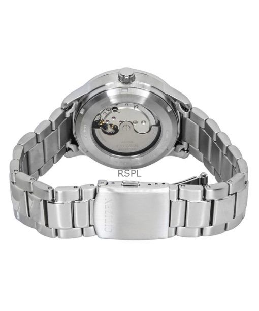 Citizen Automatic Stainless Steel White Dial NJ0191-83L 100M Men's Watch