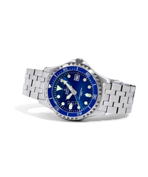 Ratio FreeDiver Professional Sapphire Blue Sunray 다이얼 쿼츠 RTF007 200M 남성용 시계
